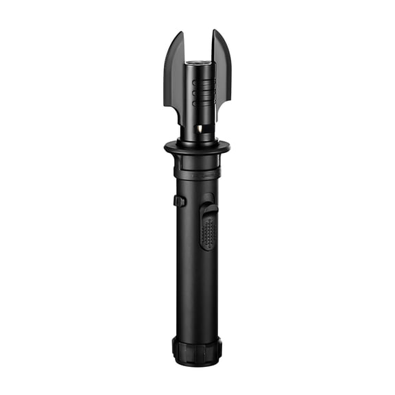 Refillable Butane Torch Lighter With 360-Degree Flexible Neck High Temperature Flame Black