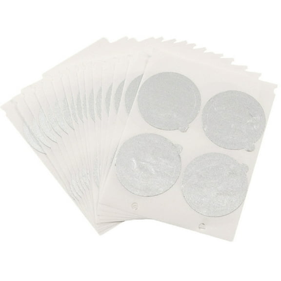 Aluminum Foil Lids, Seal Lids For Reusable Coffee Pods, Food Safe Material Compatible With Nespresso Original Line Machines 1.5 Inch Diameter (100pcs)