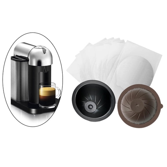 Refillable Coffee Capsule Filter Cup with Aluminum Foil Seals Espresso