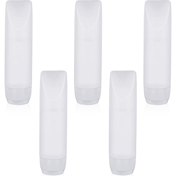 Refillable  Containers, 5 count 1 Oz Travel Bottles Mini Squeeze Bottle Makeup Containers Empty Lotion Bottles  Container  Travel Dispensers Bottles for Liquids Toiletries
