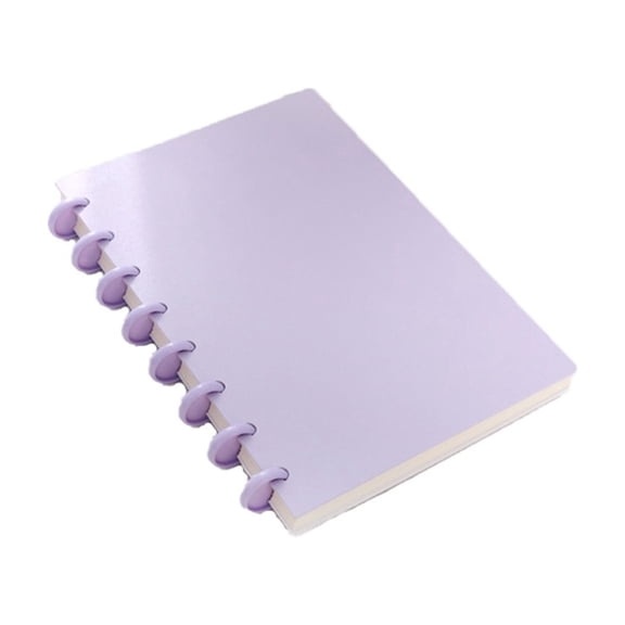 Refillable Discbound Notebook, 8.26×6.29 Inch Notebook for Desk, Classroom Office