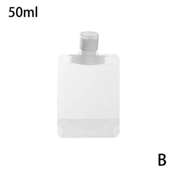 Refillable Empty Squeeze Pouch Portable Travel Fluid Makeup Bag Packing I0C6