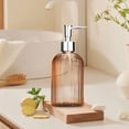 thumbnail image 1 of Refillable Glass Soap Dispenser Pump, Leak-Proof Bathroom Hand Soap Dispenser Bottle, Reusable Liquid Container for Shower Gel, Lotion, Shampoo, Kitchen and Sink Counter Organizer, 1 of 6