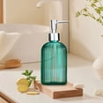 thumbnail image 1 of Refillable Glass Soap Dispenser Pump, Leak-Proof Bathroom Hand Soap Dispenser Bottle, Reusable Liquid Container for Shower Gel, Lotion, Shampoo, Kitchen and Sink Counter Organizer, 1 of 6
