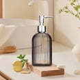 thumbnail image 1 of Refillable Glass Soap Dispenser Pump, Leak-Proof Bathroom Hand Soap Dispenser Bottle, Reusable Liquid Container for Shower Gel, Lotion, Shampoo, Kitchen and Sink Counter Organizer, 1 of 6