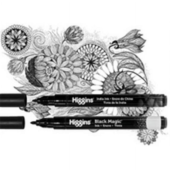 Refillable Ink Markers with Black Magic Chisel