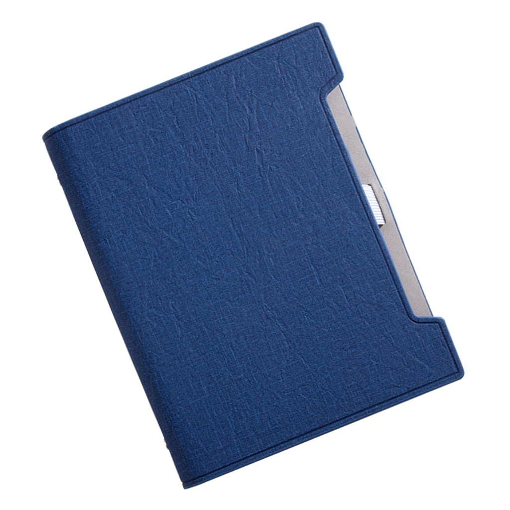 Refillable Leather Notebook With 6 Rings Binder Covers for Men Women Journaling