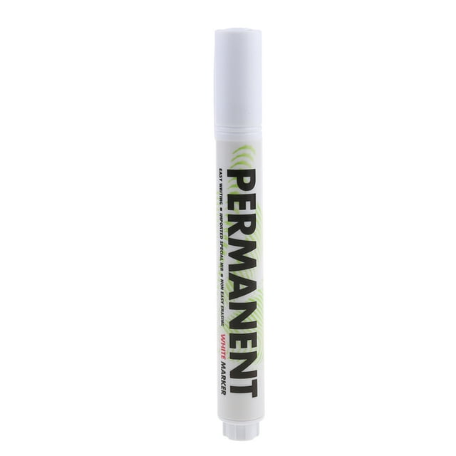 Refillable Marker Pen White Paint Pen Oilbased Ink Waterproof Quick