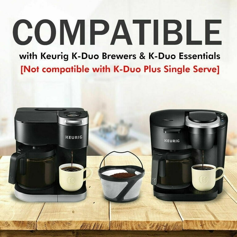 Keurig K Duo Essentials Reusable Mesh Coffee Filter Basket for Ground Brewers Walmart