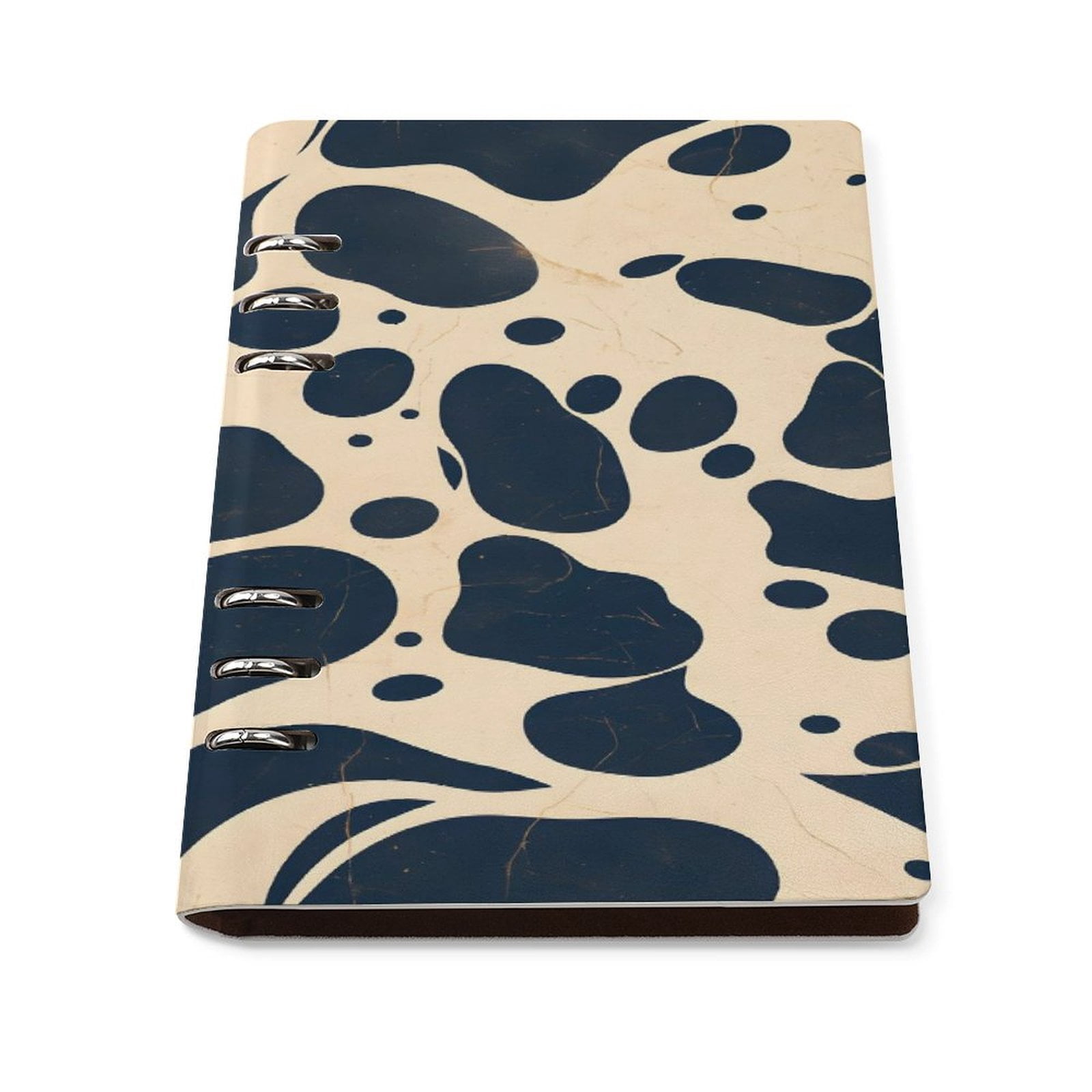 Refillable Notebook A5 PU Leather Ring Binder Journal 90 Sheets Water ...