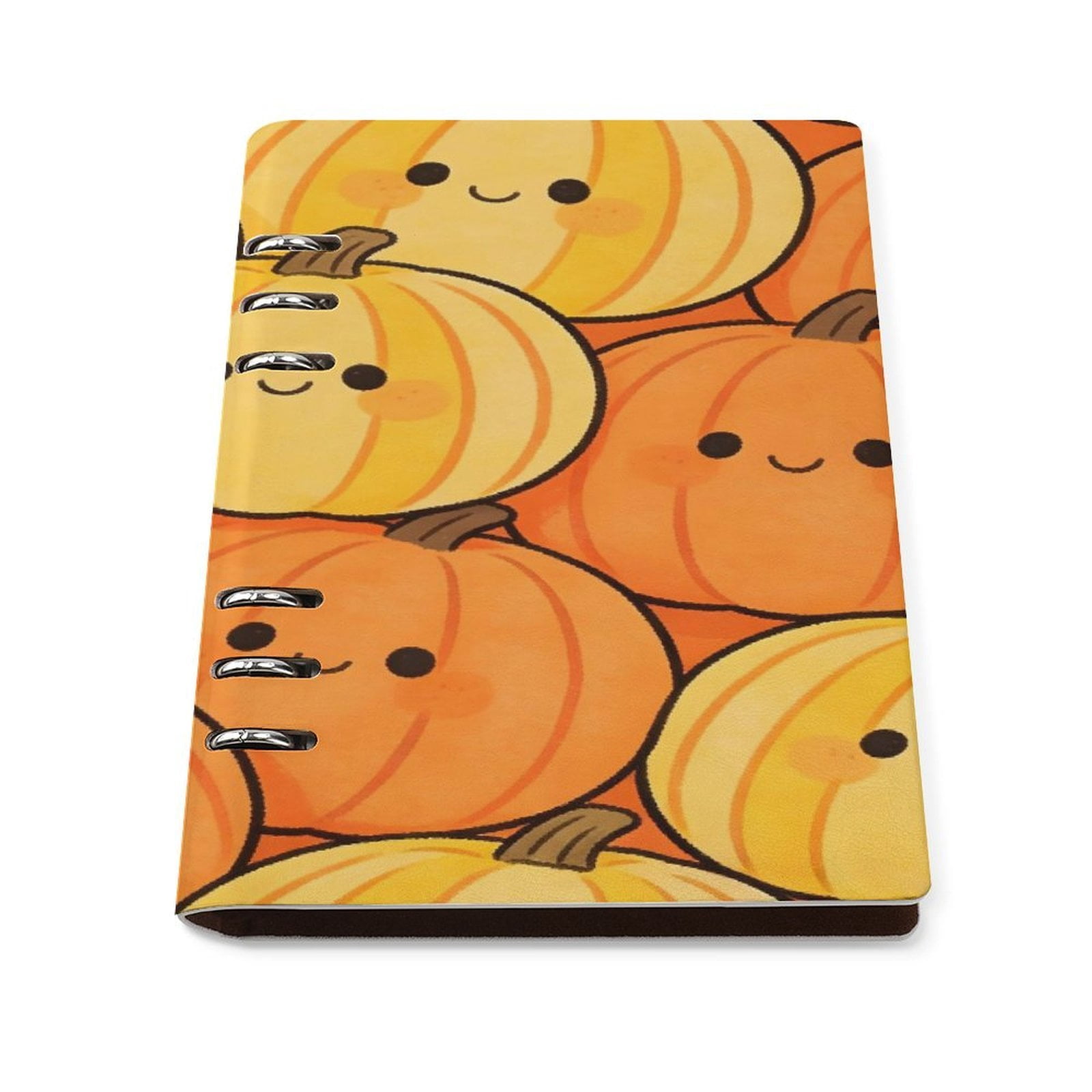Bindeb Notebook Refillable Notebook A5 PU Leather Ring Binder Journal 90 Sheets Water ...