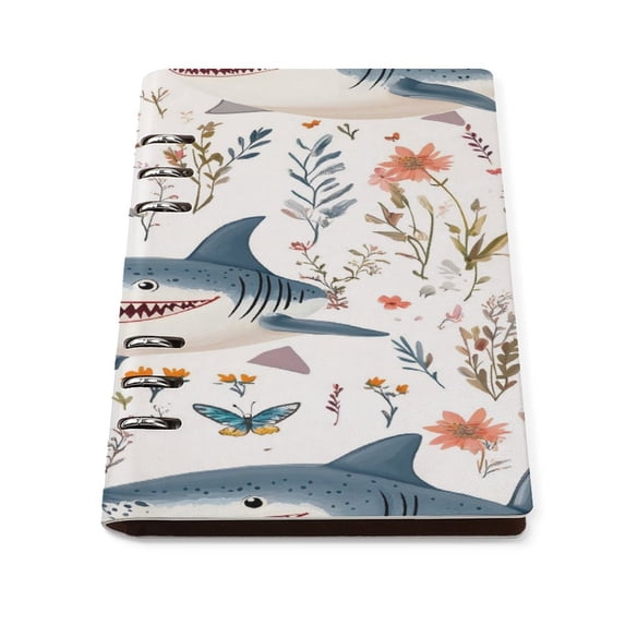 Bindeb Notebook Refillable Notebook A5 PU Leather Ring Binder Journal 90 Sheets Water ...