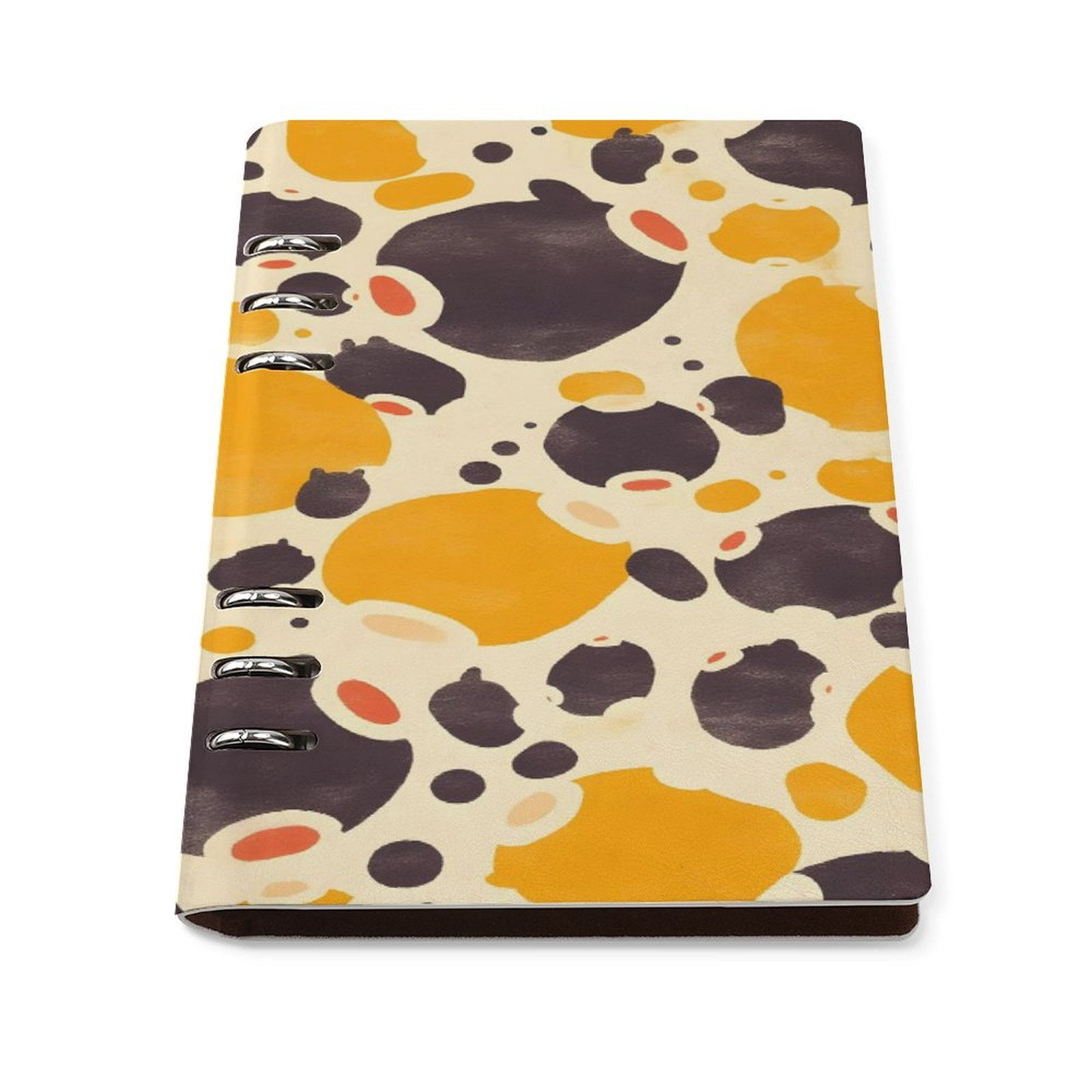 Refillable Notebook A5 PU Leather Ring Binder Journal 90 Sheets Water ...
