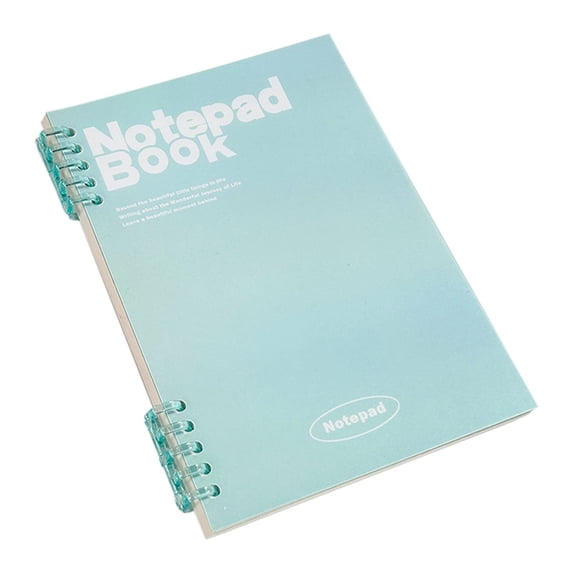 Refillable Notebook with Filler Paper, College Ruled Notebook with Dividers, Transparent Hard Cover for Home office Office, A5 10-Hole Binder Journal, 1X Loose-Leaf Coil Notebook