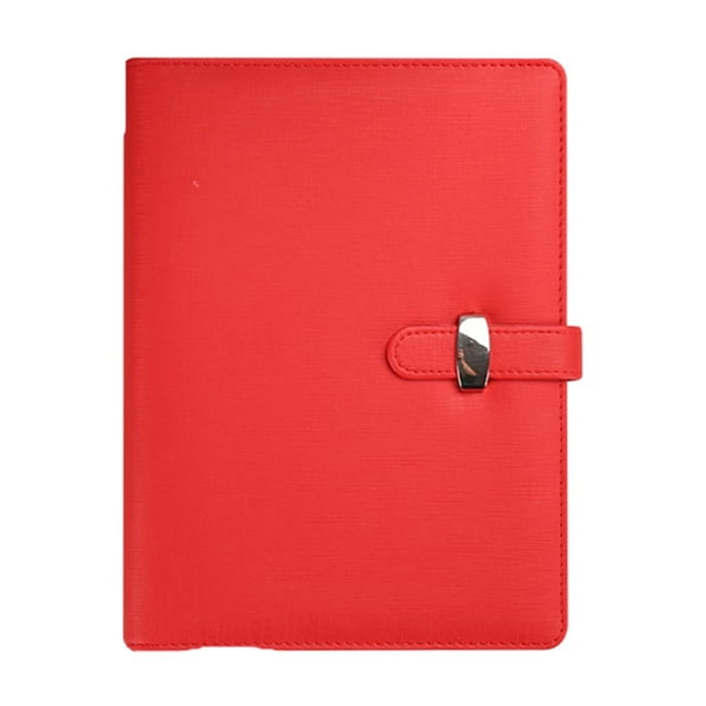 Refillable Notebook Hardcover Journal With 6 Rings PU Leather Binder Covers