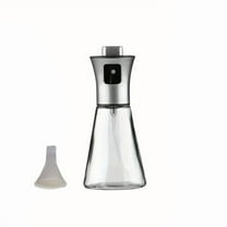 Refillable Olive Oil Mister – Glass Spray Bottle with Stainless Steel Pump for Cooking, Baking, Roasting & Salad Dressing