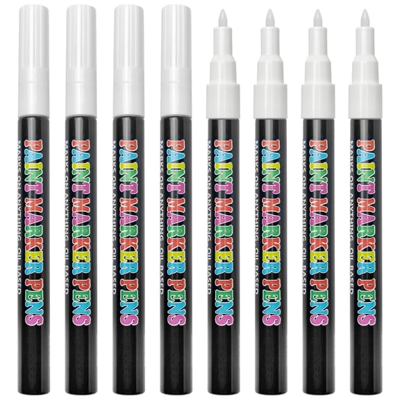 Refillable Paintbrush Pens Empty Tube 8Pack Leak Proof Tip For Detailed Artwork And Projects Art Supply