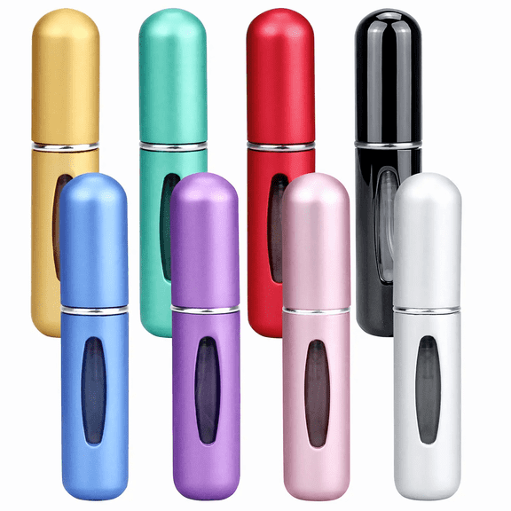 Refillable Perfume Atomizer Travel,8Pcs 5ML Portable Mini Pocket Perfume Atomizer