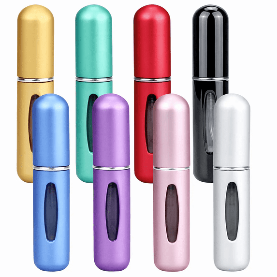 Refillable Perfume Atomizer Travel,8Pcs 5ML Portable Mini Pocket Perfume Atomizer