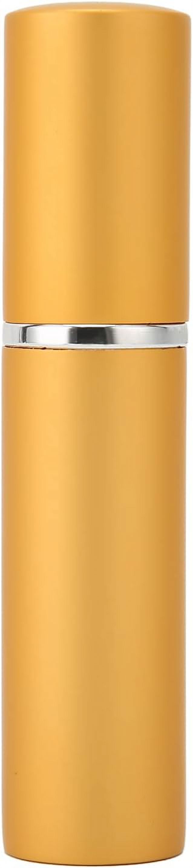 Refillable Perfume Bottle Aluminium Alloy Press on Leakproof Portable