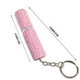 thumbnail image 1 of Refillable Perfume Spray Bottle - Essential Oil & Cosmetic Container with Keychain Flash Design, Portable Bling Liquid Sprayer, 1 of 4