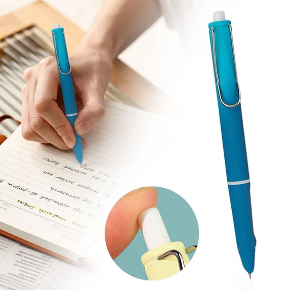 Refillable Retractable Fountain Pen with 0.38mm Fine Nib, Quick Dry Ink Writing Pen for classroom must haves, Office and Journals