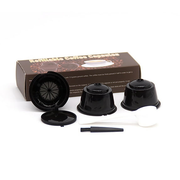 Refillable Reusable Coffee Pods Compatible with Dolce Gusto Brewers 3 Pack