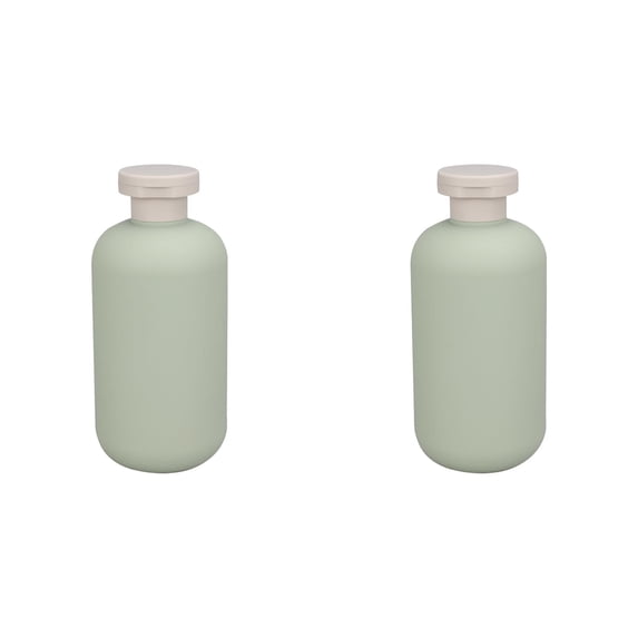 Refillable Squeeze Bottles, Durable Plastic Travel Bottles with Flip Cap, Reusable Empty Leak Proof Conditioner Containers for Toiletries Lotion Cream Shampoo Home Bathroom Outdoor Travel