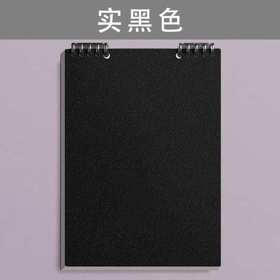 Refillable Top Bound Spiral Notebook – 60 Pages, A5 Size Large Writing Journal with Thick Waterproof Plastic Hardcover, Versatile for School and Office Supplies