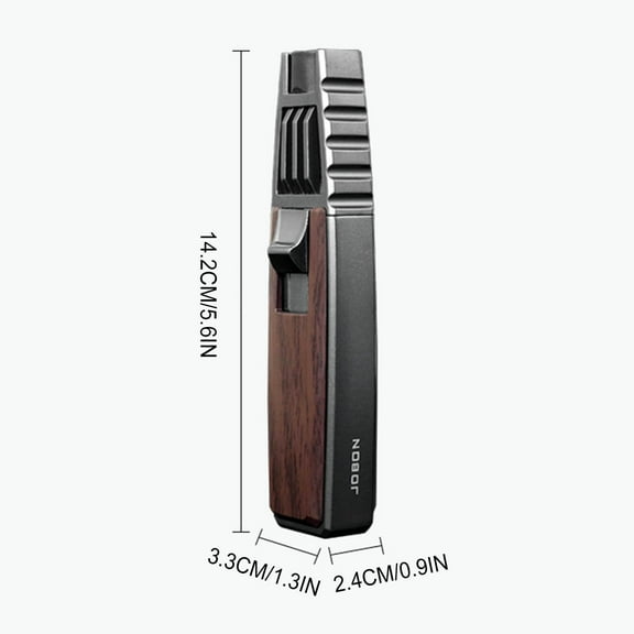 Taicans Refillable Torch Lighter - Adjustable Flame (3 Settings),Windproof & Rechargeable with Electronic Ignition for Outdoor Cooking,Camping,BBQ,Candle Lighting,and Kitchen Use