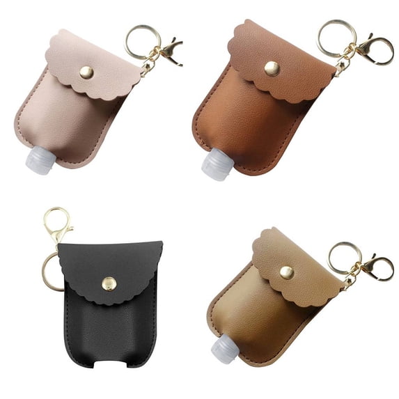 Refillable Travel Bottle with Keychain Holder – Leakproof Empty Containers for Hand Sanitizer, Lotion, Or Essentials, Portable for Purse Or Gym Bag Harlik