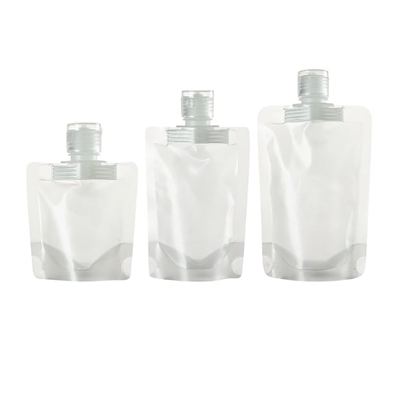 Refillable Travel Pouches, Travel Pouches for Toiletries, Shampoo, Liquid
