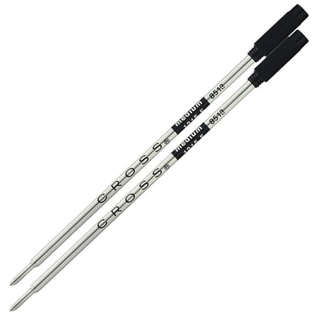 Cross Ballpoint Refill, Medium Black, 2 per card, (8513-2)