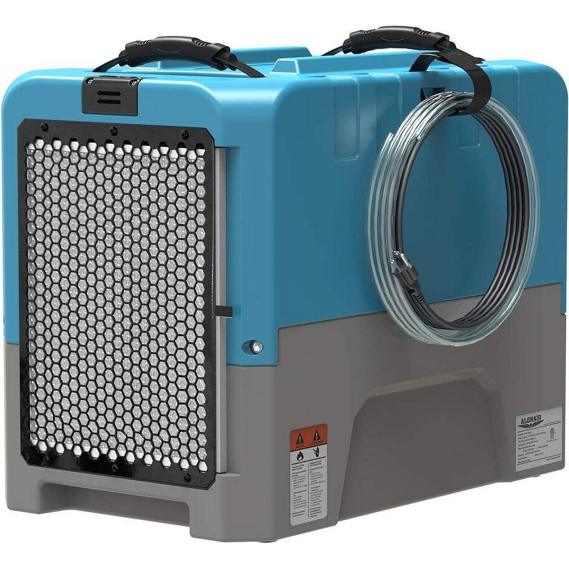 Commercial Dehumidifier with Pump and Drain Hose, Blue/Grey