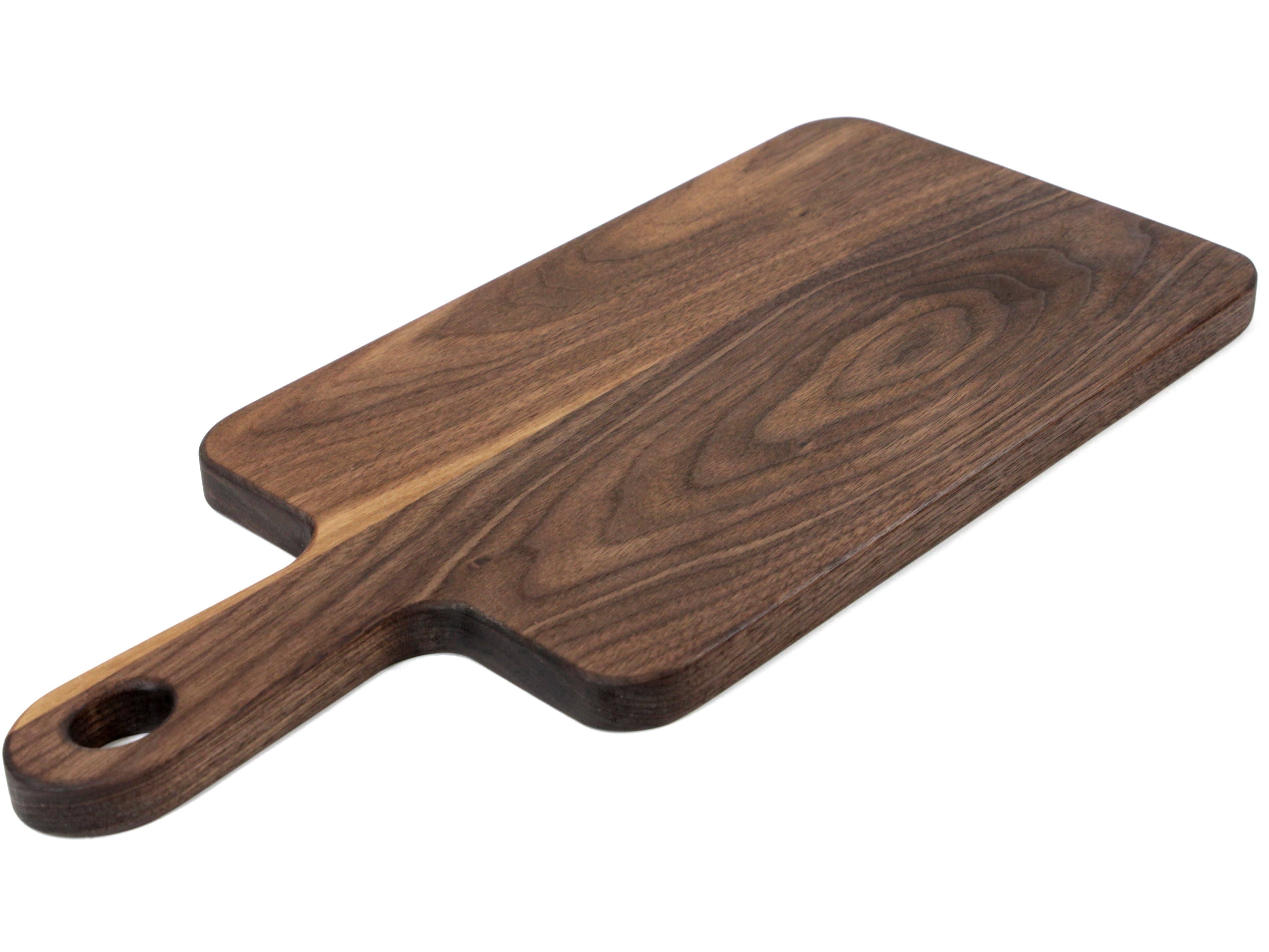 Refine Walnut Cutting Board with Handle and Made in USA