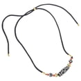 thumbnail image 1 of Refined Agate Nine Eye Dzi Necklace Cultural Artifact Spiritual Energy Accessory, 1 of 13