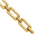 thumbnail image 1 of Refined Breathtaking Precious Herco 14K Polished and Textured Fancy Rectangular Link Bracelet Fashionable Timeless Glamorous, 1 of 5