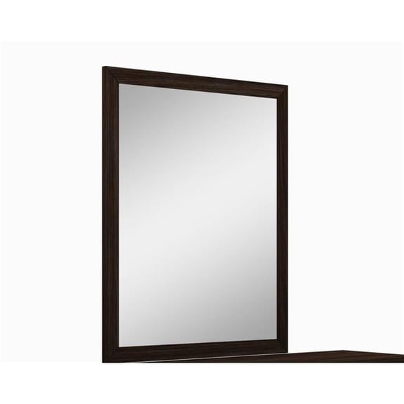 Refined High Gloss Mirror, Wenge - 43 in.