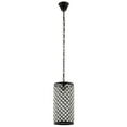 thumbnail image 1 of Modway Reflect Metal & Glass Pendant Lamp in Distressed Black/Clear, 1 of 5