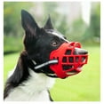 thumbnail image 1 of Reflect Light Dog Mouth Guard Cover Comfy Breathable Basket Muzzle Against Biting Barking Dog Mask Anti-barking Muzzle For Pets, 1 of 9