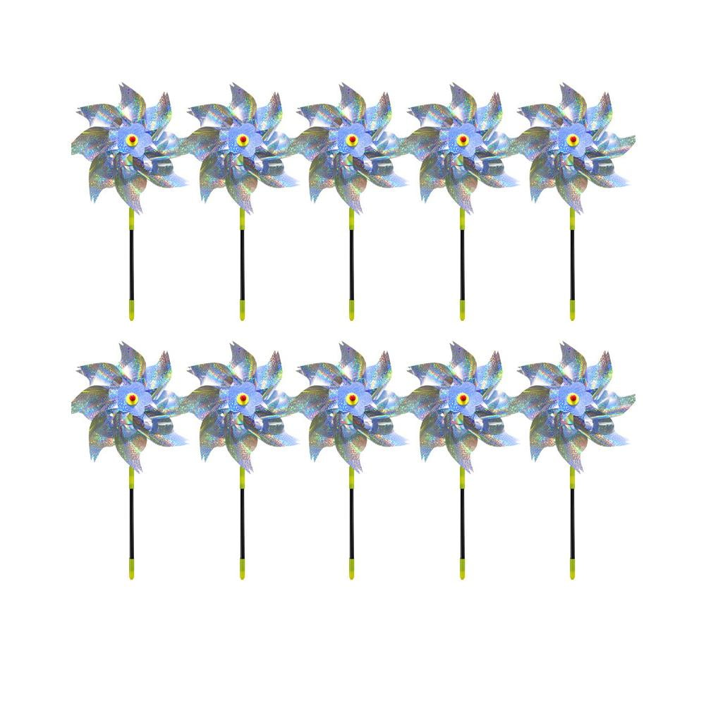 Reflect Lightdrive Bird Windmill Bird Scarers for Gardens Rainbow ...