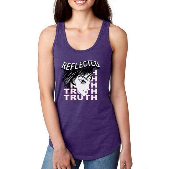 Reflected Truth Anime Girl Racerback Tank Women -Image by Shutterstock, Female Medium