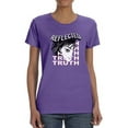 thumbnail image 1 of Reflected Truth Anime Girl Shaped T-Shirt Women -Image by Shutterstock, Female 3X-Large, 1 of 4