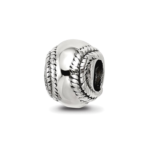 Reflection Beads Sterling Silver Reflections Baseball Bead