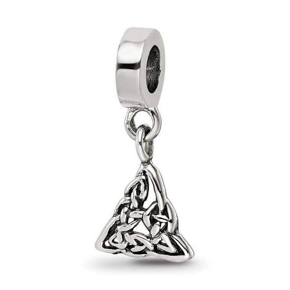 Jewelry by Sweet Pea Sterling Silver Reflections Celtic Trinity Dangle Bead