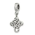 thumbnail image 1 of Sterling Silver Reflections Celtic Weave Cross Dangle Bead, 1 of 6