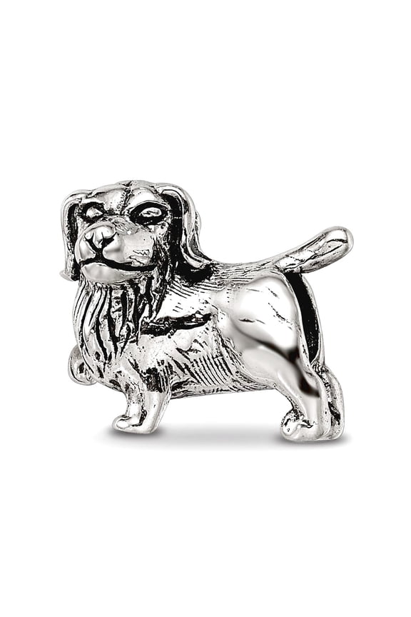 Jewelry by Sweet Pea Sterling Silver Reflections Golden Retriever Bead