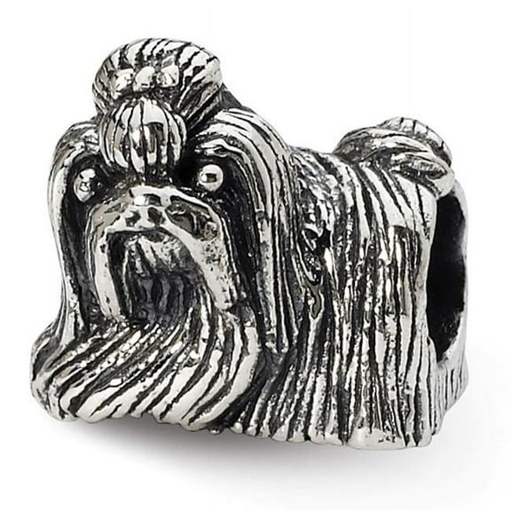 Jewelry by Sweet Pea Sterling Silver Reflections Shih Tzu Bead