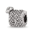 thumbnail image 1 of 925 Sterling Silver Polished Oxidized Reflections SimStars Snake Bead Charm 10x11.82mm Wide Pendant Necklace for Women, 1 of 6