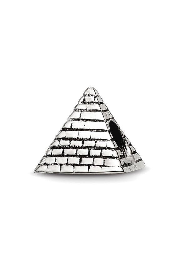 Reflections Sterling Silver Pyramid Bead / Charm